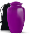Purple Customizable Urn for Ashes – Personalized Purple Memorial Urn
