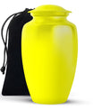 Yellow Urn for Ashes – Personalized Adult Urn