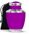 Purple Customizable Urn for Ashes – Personalized Purple Memorial Urn