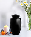Black Personalized Urn - Beautifully Handcrafted Urns For Human Ashes