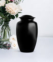 Black Personalized Urn - Beautifully Handcrafted Urns For Human Ashes