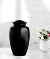 Black Personalized Urn - Beautifully Handcrafted Urns For Human Ashes