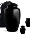 Black Personalized Urn - Beautifully Handcrafted Urns For Human Ashes