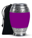 Purple Customizable Urn for Ashes – Personalized Purple Memorial Urn