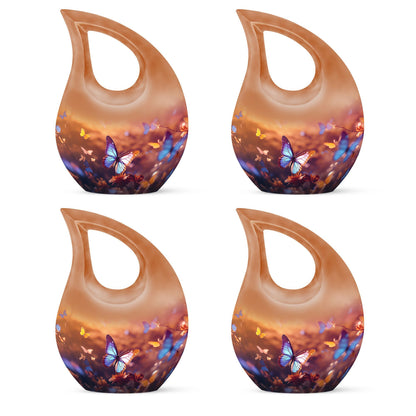 10-inch Butterfly Urn, Cross Drop design,