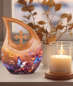 10-inch Butterfly Urn, Cross Drop design,