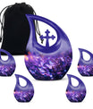 Purple Butterfly Memorial Urn - Purple Funeral Urn For Mom