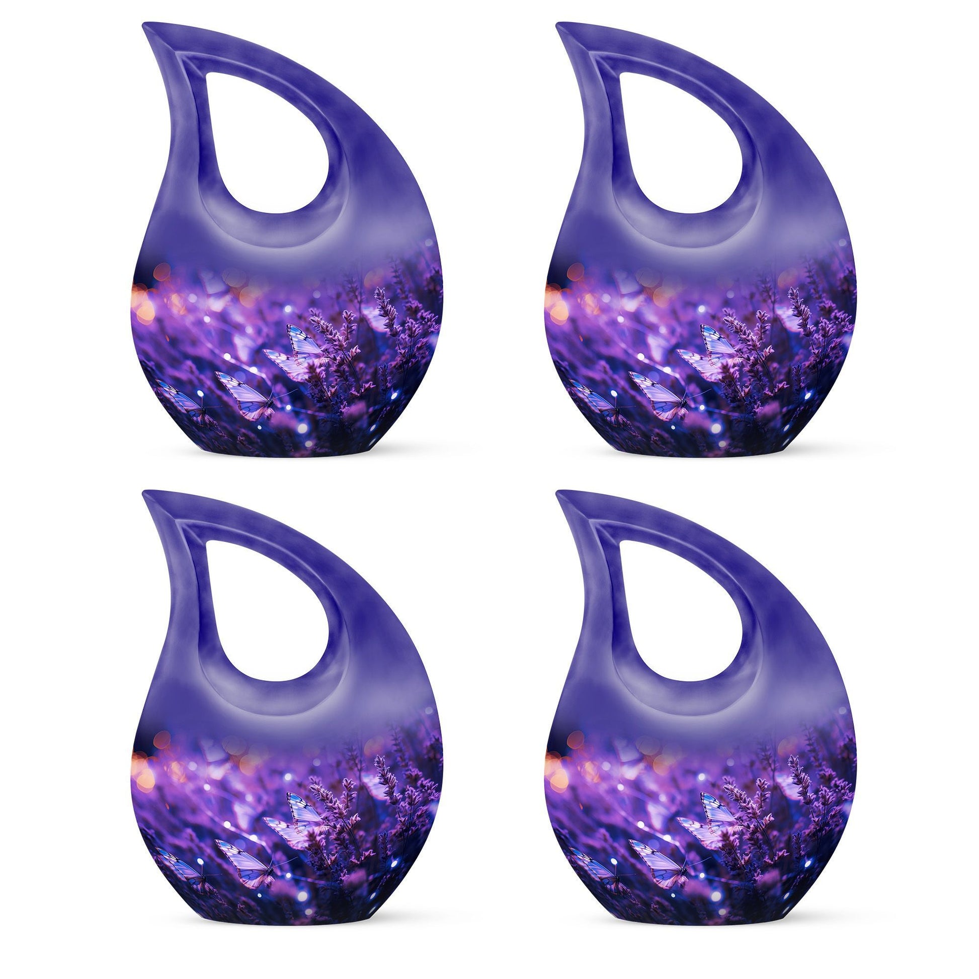 10-inch Butterfly Theme Cross Drop Memorial 