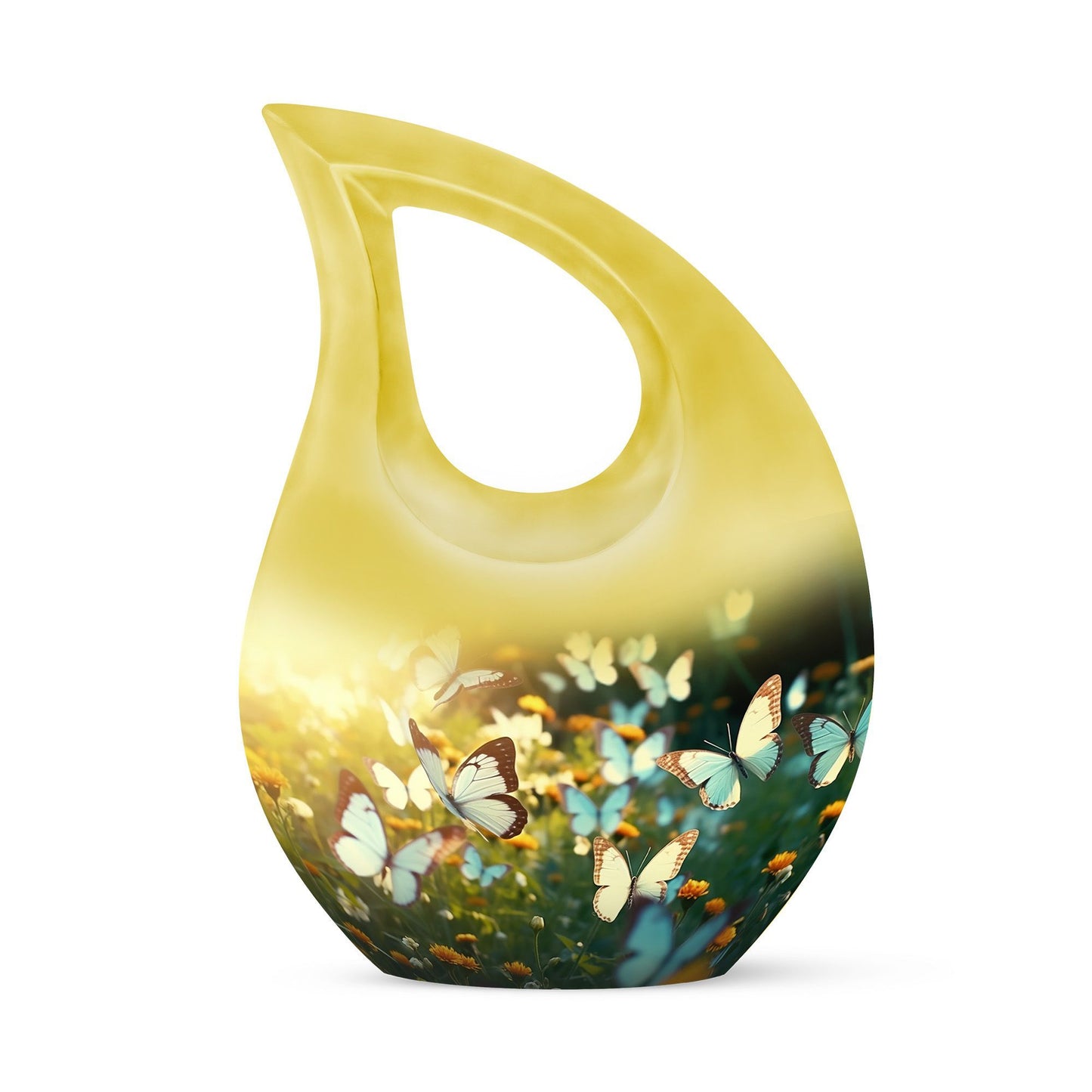 Butterfly themed Cross Drop design, large 