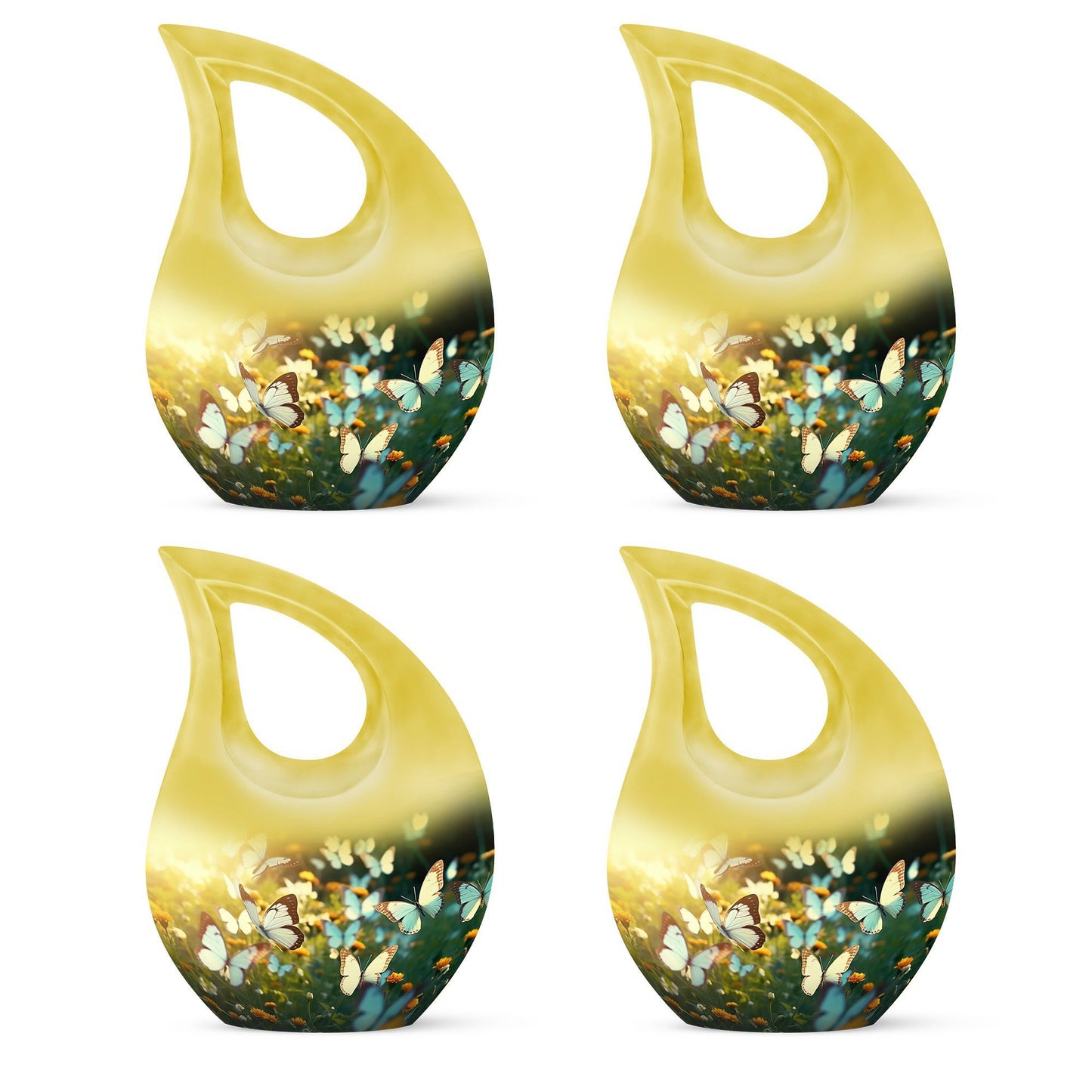 Butterfly themed Cross Drop design, large 