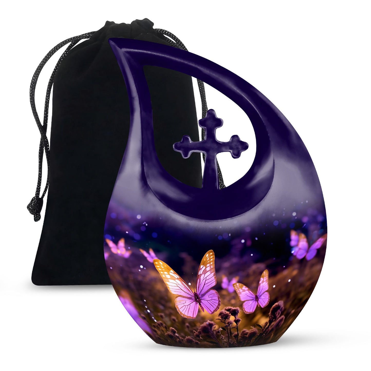 Butterfly themed Cross Drop design Butterfly