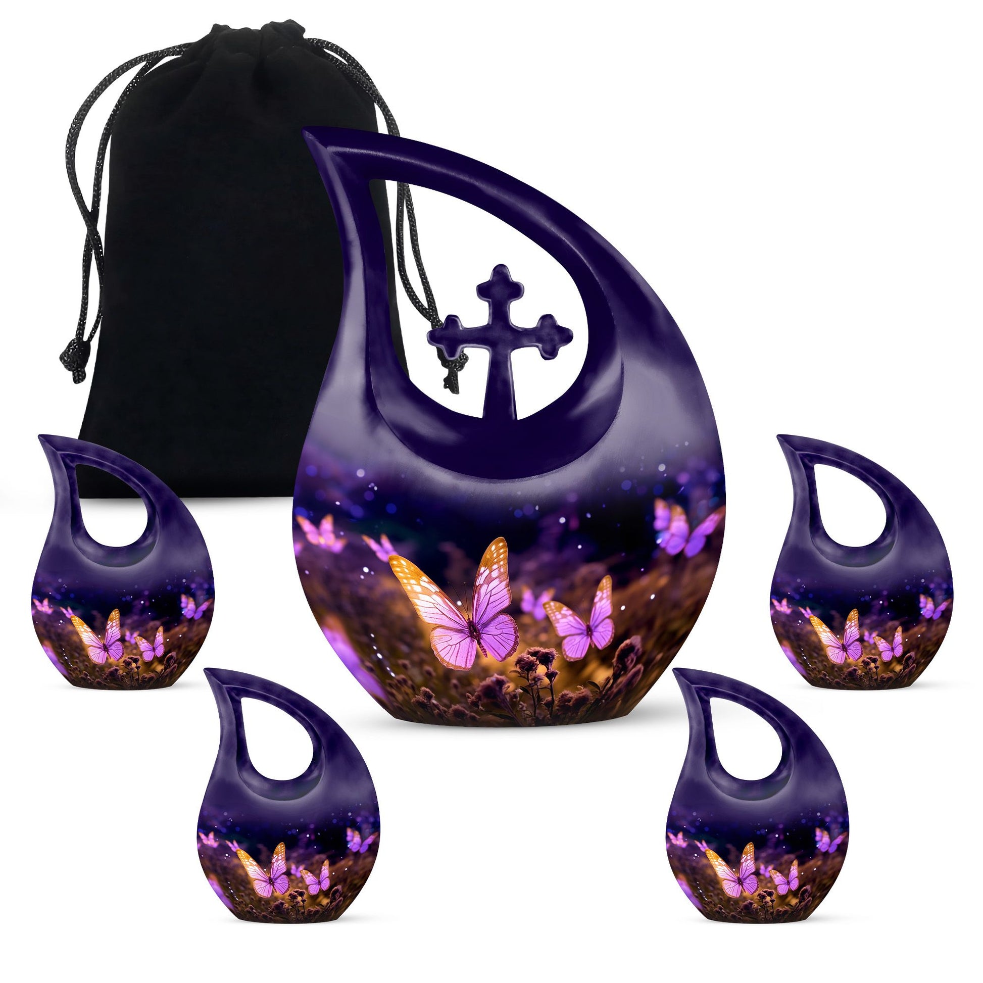 Butterfly themed Cross Drop design Butterfly