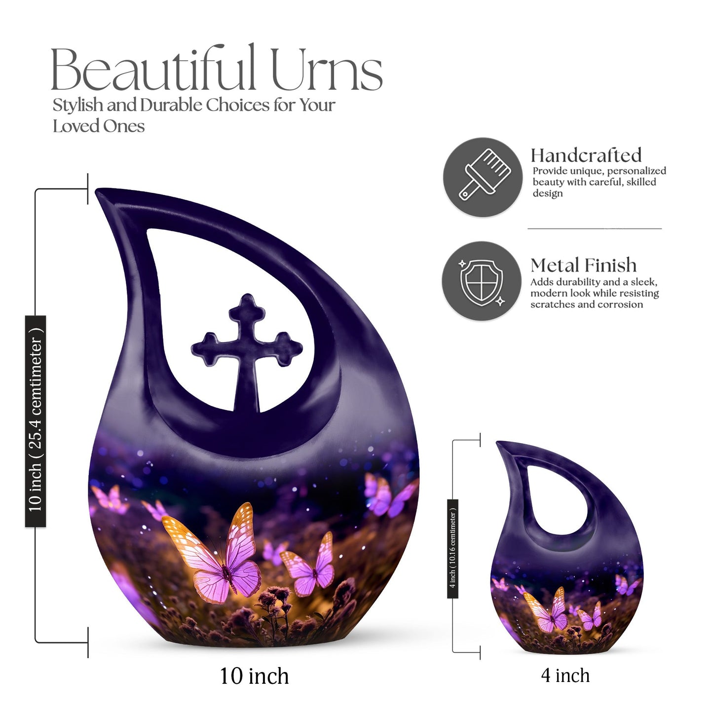 Butterfly themed Cross Drop design Butterfly