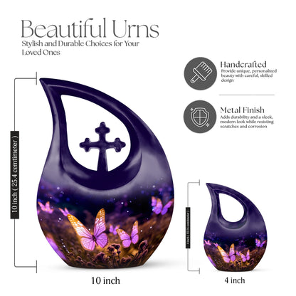 Butterfly themed Cross Drop design Butterfly