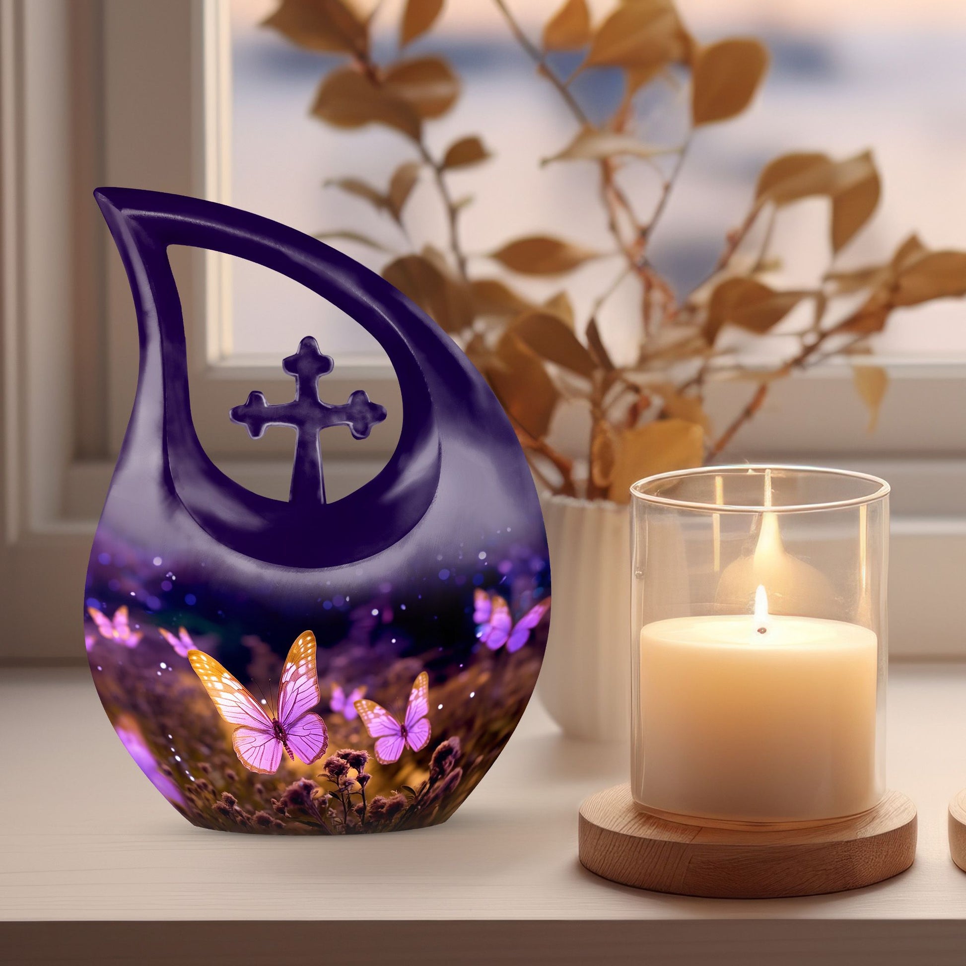 Butterfly themed Cross Drop design Butterfly