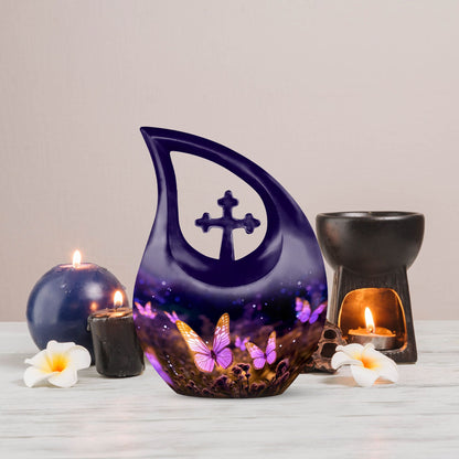 Butterfly themed Cross Drop design Butterfly