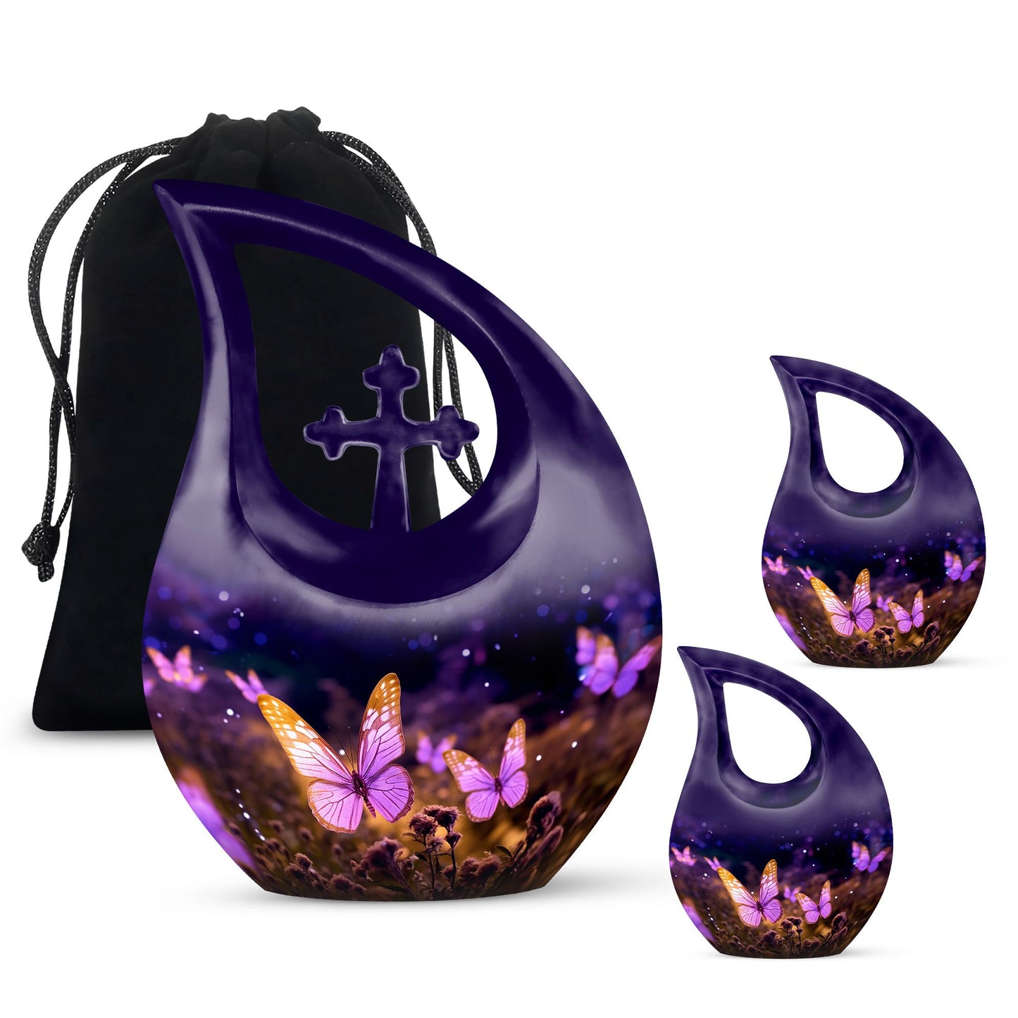 Butterfly themed Cross Drop design Butterfly