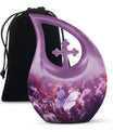 Refined Butterfly Sanctuary Memorial Urn for Cherished Ashes