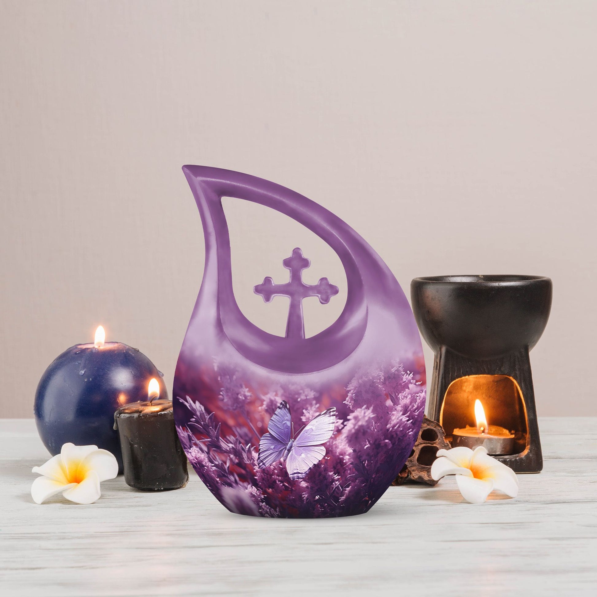 10-inch Butterfly themed Cross Drop design 