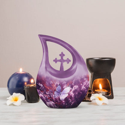 10-inch Butterfly themed Cross Drop design 