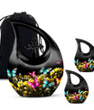 Butterfly Tribute Personalized Memorial Urn for Sharing - Colorful Butterfly Urn