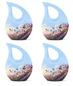 10-inch Butterfly Urn with Cross Drop Design,