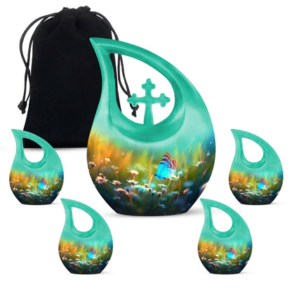 10-inch Butterfly themed Cross Drop design Large 