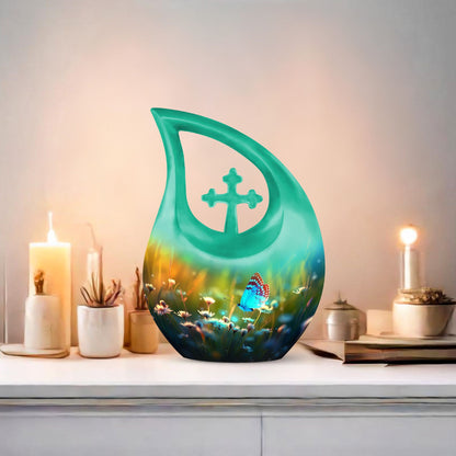 10-inch Butterfly themed Cross Drop design Large 