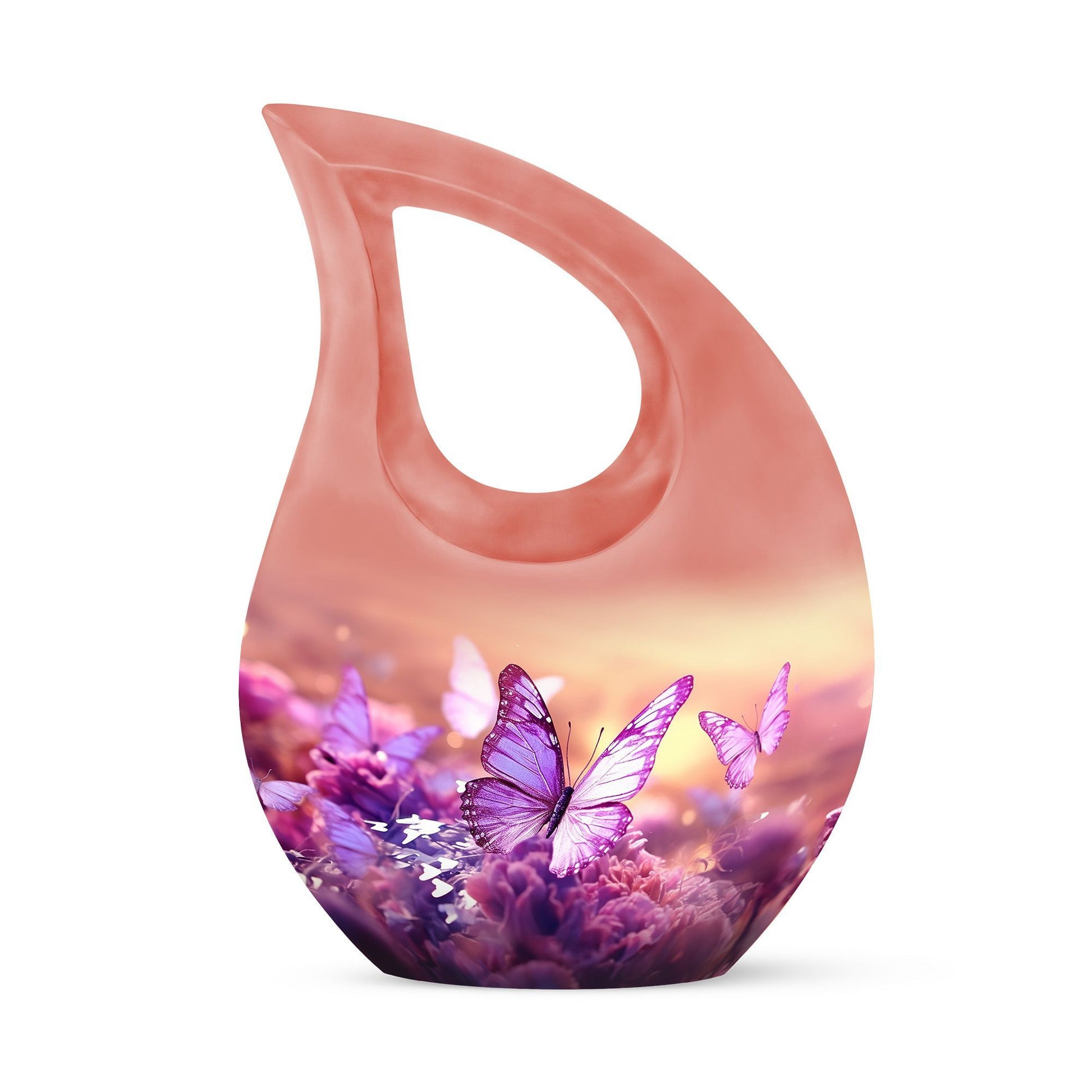 10-inch beautiful Butterfly Urn 