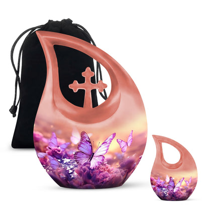 10-inch beautiful Butterfly Urn 