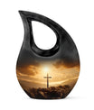 10-inch Jesus Christ Companion Urn for Adults with Cross