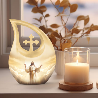 Jesus Christ Urn, 10-inch Extra Large Cremation Urn
