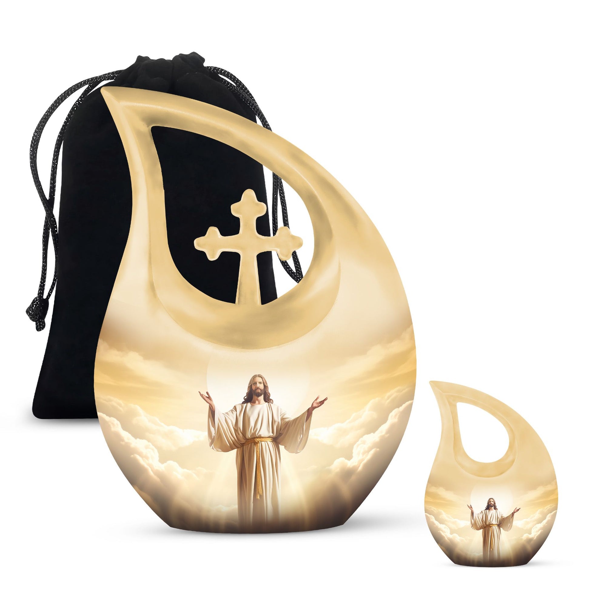 Jesus Christ Urn, 10-inch Extra Large Cremation Urn
