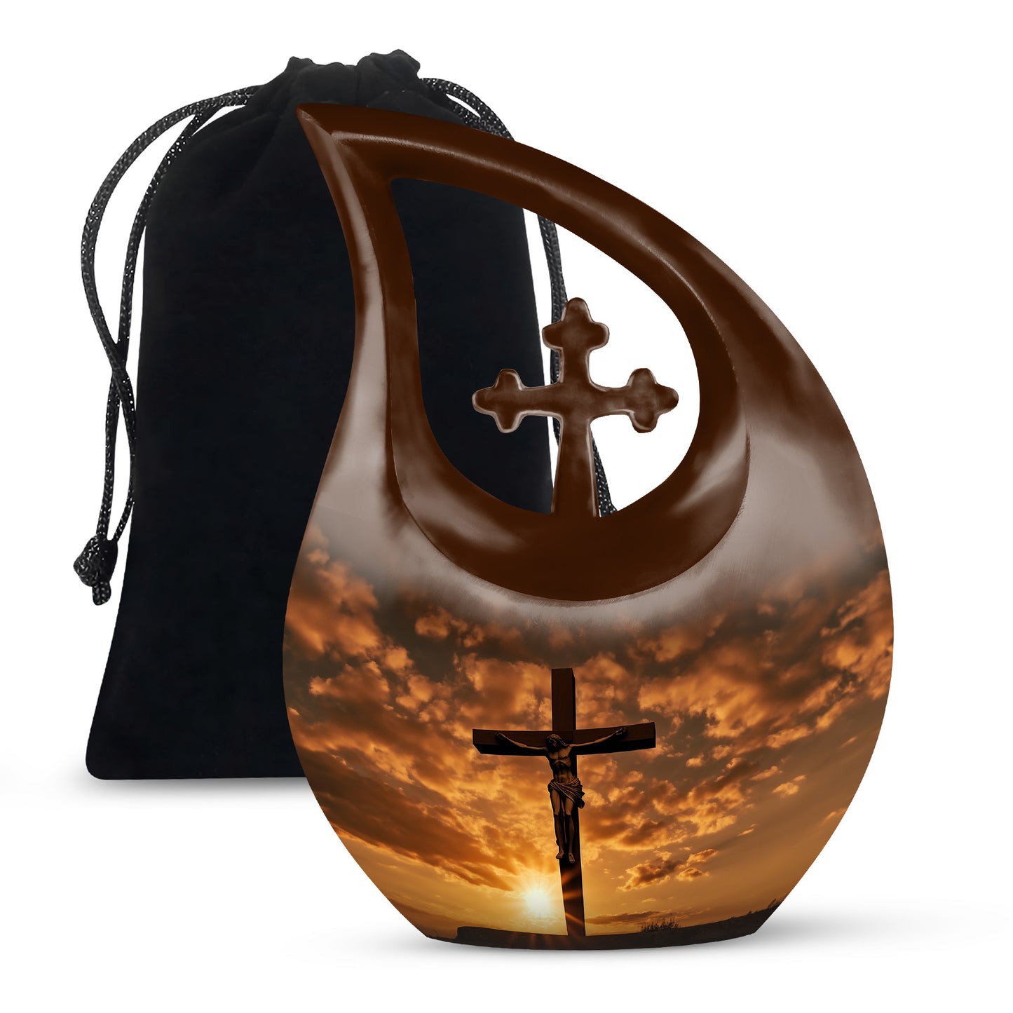 Funeral Cross Cremation Urns for Adult Human Ashes