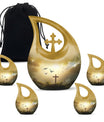 Cross Christ Cremation Memorial Urn For Mom & Dad