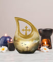 Extra Large Jesus Christ Urn in Cross Drop design, 