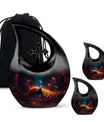 Peacock Purity Metal Cremation Memorial Keepsake Urn for Ashes