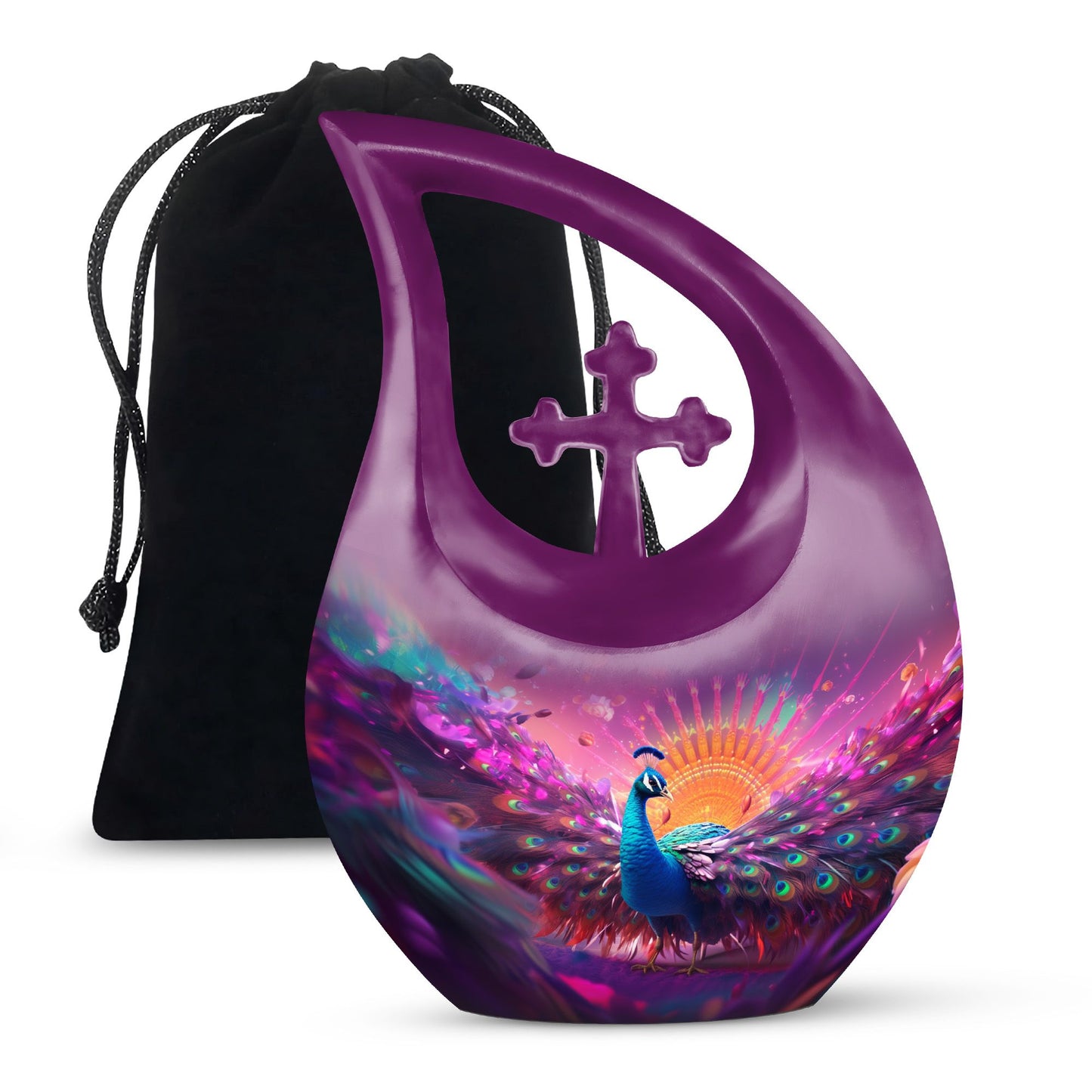 Personalized Bird Cremation Urn for Human Ashes - 10-inch, 200 cu in - Yatskia