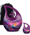 Peacock Embrace Beautifully Crafted Memorial Cremation Urn