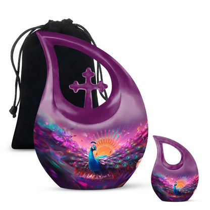 Personalized Bird Cremation Urn for Human Ashes - 10-inch, 200 cu in - Yatskia