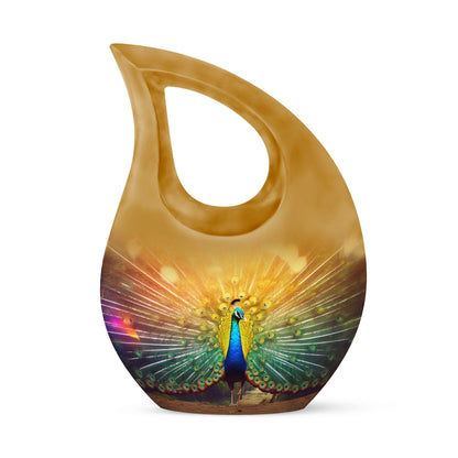 Peacock Urn