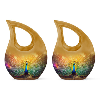 Peacock Urn