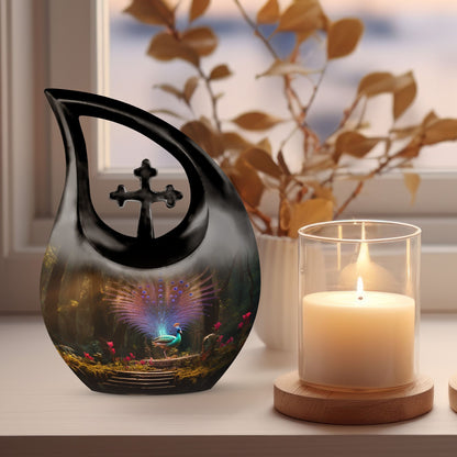 Personalized Bird Keepsake Urn for Mom - 10-inch, 200 cu in - Yatskia