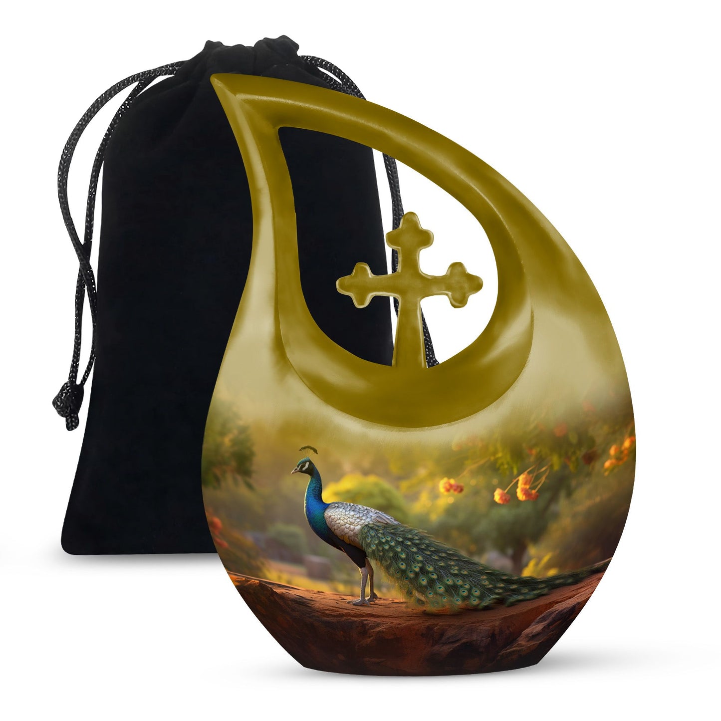 Peacock-designed Mini Urn