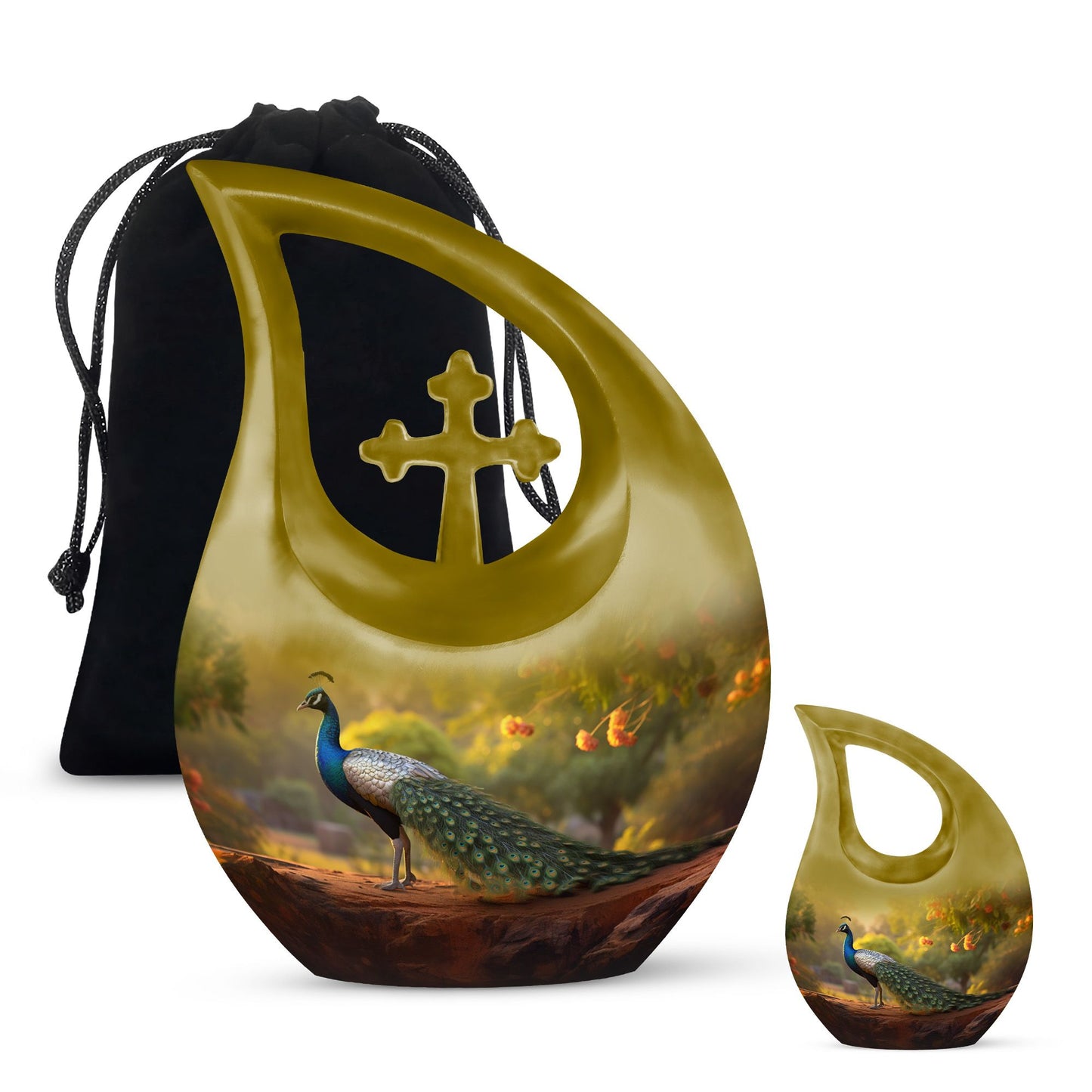 Peacock-designed Mini Urn