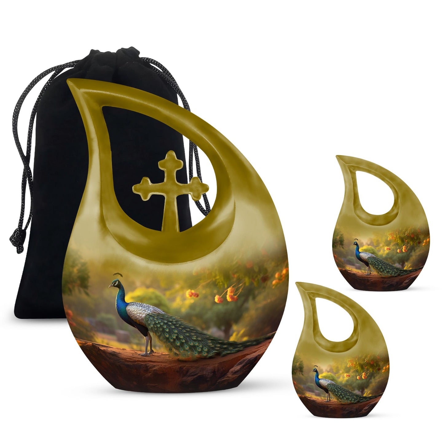 Peacock-designed Mini Urn