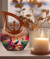 Peacock Urn