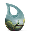 Peacock themed Urn
