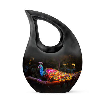 Peacock Urn