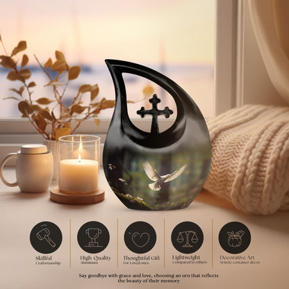 Dove Bird Themed Memorial Urn